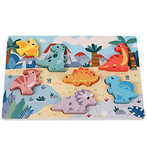 Kinder and Kids Puslespil - Træ - Dinosaur Kinder and Kids Puslespil - Træ - Dinosaur
