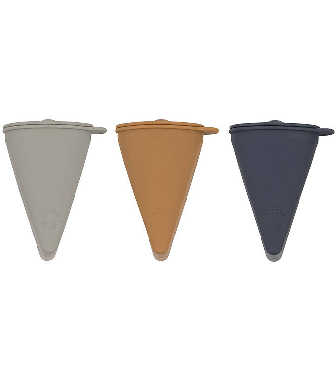 Konges Sløjd Trekantede Isforme - 3-pak - Silikone - Ocean
