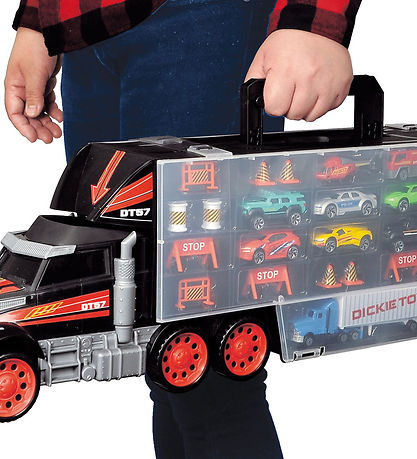 Dickie Toys Lastbil m. Biler - Truck Carry Case Dickie Toys Lastbil m. Biler - Truck Carry Case