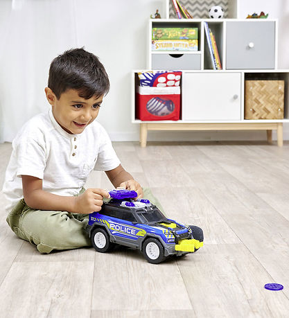 Dickie Toys Bil - Police SUV - Lys/Lyd Dickie Toys Bil - Police SUV - Lys/Lyd