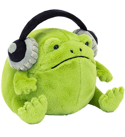 Jellycat Bamse - 15 cm - Ricky Rain Frog Headphones Jellycat Bamse - 15 cm - Ricky Rain Frog Headphones