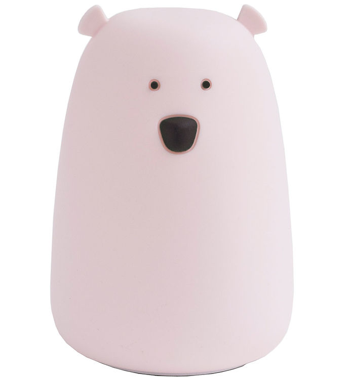 Rabbit & Friends Lampe - Bjørn - 10,7x16 cm - Rosa