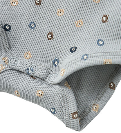 Name It Bodysuit L/Æ - NbmTumas - Rib - Quarry