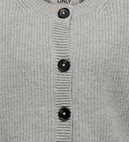 Kids Only Cardigan - Strik - KogKatia - Light Grey Melange