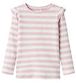 Name It Bluse - Rib - NmfTaia - Winsome Orchid/Cloud Dancer