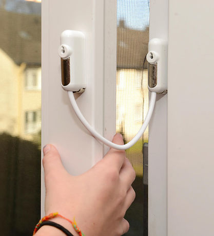 Jippies Vindueslås - Hvid