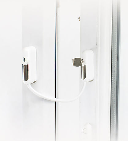 Jippies Vindueslås - Hvid