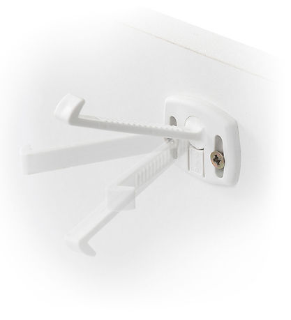 Jippies Skuffelås - 4 stk. - Hvid