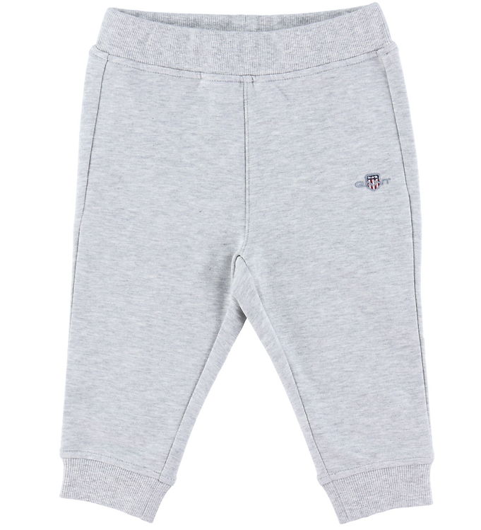 GANT Sweatpants - Shield - Light Grey Melange