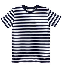 GANT T-Shirt - Striped Shield - Evening Blue GANT T-Shirt - Striped Shield - Evening Blue