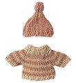 Maileg sweater/Hat - Strk - Mus - Storesøster Maileg sweater/Hat - Strk - Mus - Storesøster