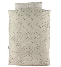 Nørgaard Madsens Sengestøj - Voksen - Beige m. Hjerter Nørgaard Madsens Sengestøj - Voksen - Beige m. Hjerter