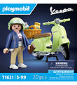 Playmobil Vespa - 1969 Vespa 150 Grøn - 71621 - 20 Dele Playmobil Vespa - 1969 Vespa 150 Grøn - 71621 - 20 Dele