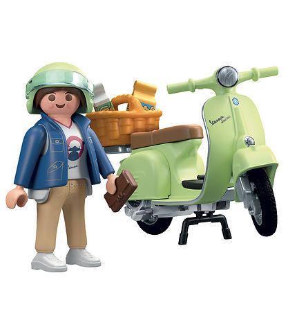 Playmobil Vespa - 1969 Vespa 150 Grøn - 71621 - 20 Dele Playmobil Vespa - 1969 Vespa 150 Grøn - 71621 - 20 Dele