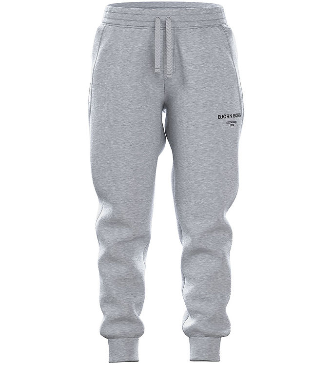 Björn Borg Sweatpants - Borg Essential 1 - Light Grey Melange
