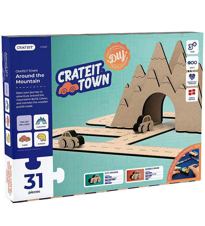 Crateit Kreasæt - Crateit Town - Træ - Rundt Om Bjerget - 31 Del