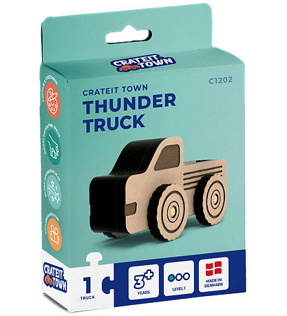 Crateit Kreasæt - Crateit Town - Træ - Thunder Truck