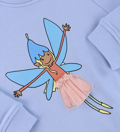 Stella McCartney Kids Sweatshirt - Lyseblå m. Fe Stella McCartney Kids Sweatshirt - Lyseblå m. Fe