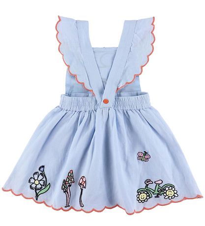 Stella McCartney Kids Spencer - Lyseblå m. Broderi