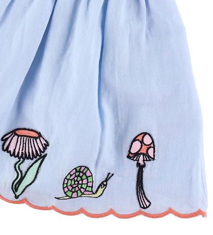 Stella McCartney Kids Nederdel - Lyseblå m. Broderi