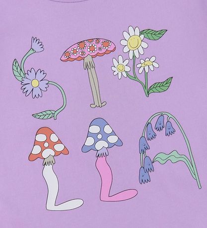 Stella McCartney Kids T-shirt - Cropped - Lilla m. Bomster