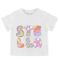 Stella McCartney Kids T-shirt - Ivory m. Print Stella McCartney Kids T-shirt - Ivory m. Print