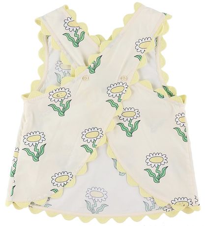Stella McCartney Kids Top - Creme m. Blomster