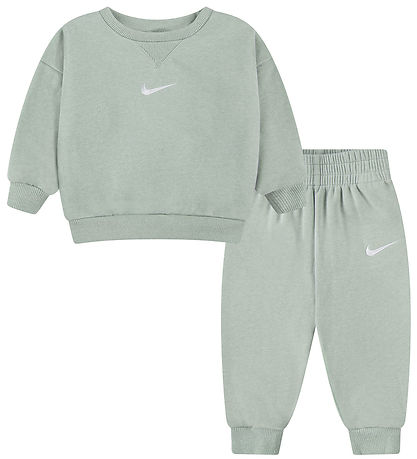 Nike Sweatsæt - Mica Green Heather Nike Sweatsæt - Mica Green Heather