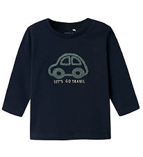 Name It Blouse - NbmShino - Dark Sapphire w. Print Name It Blouse - NbmShino - Dark Sapphire w. Print