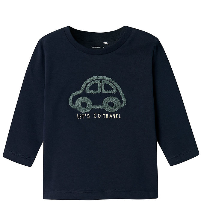 Name It Bluse - NbmShino - Dark Sapphire m. Print