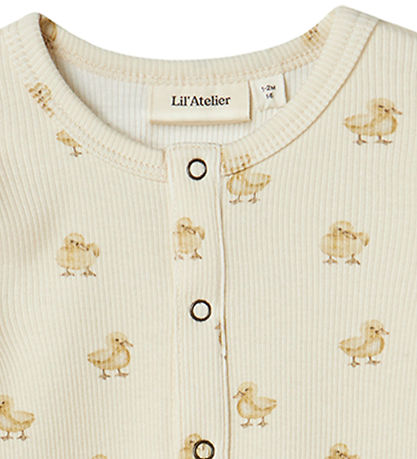 Lil Atelier Heldragt - Rib - NbnLavo - Turtledove/Duck