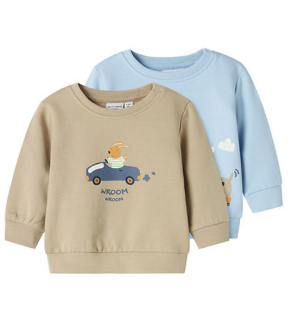 Name It Sweatshirt - NbfVonne - 2-pak - Cerulean/Dog On Wheels Name It Sweatshirt - NbfVonne - 2-pak - Cerulean/Dog On Wheels