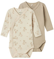 Name It Slå-om Bodyer l/æ - Noos - NbnBody - 2-pak - Rainy Day Z Name It Slå-om Bodyer l/æ - Noos - NbnBody - 2-pak - Rainy Day Z