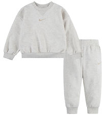 Nike Sweatsæt - Pale Ivory Heather Nike Sweatsæt - Pale Ivory Heather