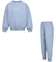 Nike Sweatsæt - Cobalt Bliss Heather Nike Sweatsæt - Cobalt Bliss Heather