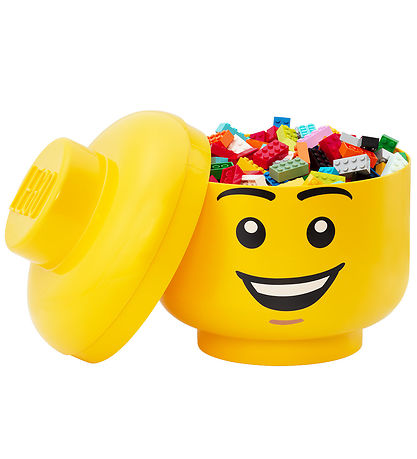 LEGO® Storage Opbevaringsboks - Stor - Hoved - 27 cm - Dreng