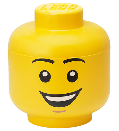 LEGO® Storage Opbevaringsboks - Stor - Hoved - 27 cm - Dreng