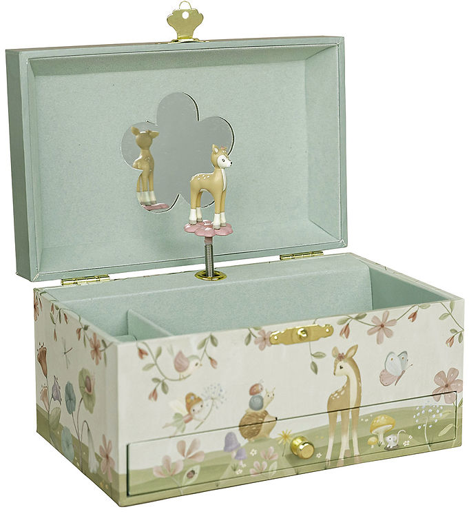 Little Dutch Smykkeskrin m. Musik - Rådyr - Forest Friends