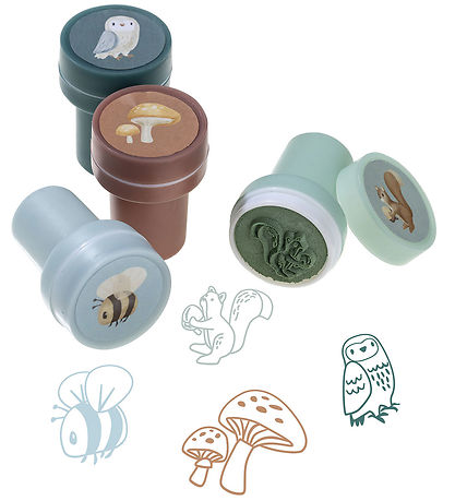Little Dutch Stamps - Self-inking - 16 pcs - Forest Friends