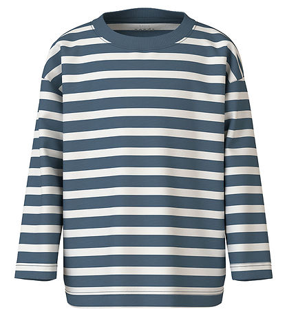 Name It Bluse - NmmVaksel - China Blue/Cloud Dancer