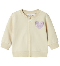 Name It Cardigan - NbfVrillie - Summer Sand/Hearts Name It Cardigan - NbfVrillie - Summer Sand/Hearts