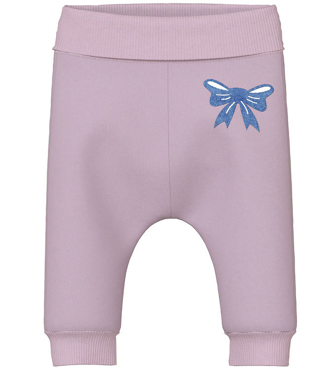 Name It Sweatpants - NbfVrillie - Winsome Orchid/Bow