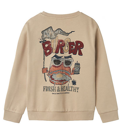 Name It Sweatshirt - NkmTegeo - Pure Cashmere m. Print Name It Sweatshirt - NkmTegeo - Pure Cashmere m. Print