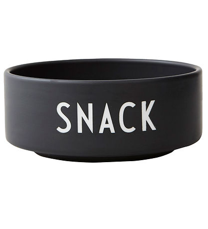 Design Letters Bowl - Snack - Black
