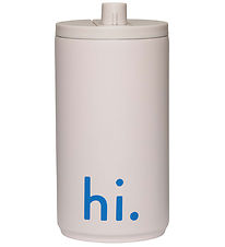 Design Letters Termokop - Travel - 350 ml - Beige m. Hi Design Letters Termokop - Travel - 350 ml - Beige m. Hi