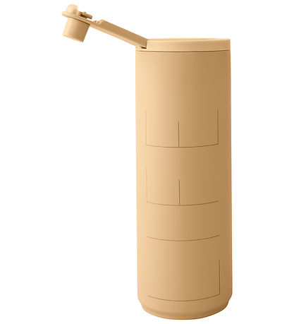 Design Letters Drikkeflaske - Sports - 500 ml - Beige m. Life Design Letters Drikkeflaske - Sports - 500 ml - Beige m. Life