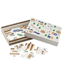 Liewood Puslespil - 35 Brikker - Jimmie - Downtowm/Sandy Liewood Puslespil - 35 Brikker - Jimmie - Downtowm/Sandy