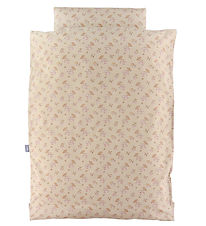 Nørgaard Madsens Sengetøj - Junior - Beige m. Blomster Nørgaard Madsens Sengetøj - Junior - Beige m. Blomster