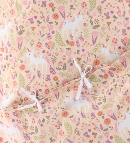 Nørgaard Madsens Sengetøj - Baby - Koral m. Enhjørning Nørgaard Madsens Sengetøj - Baby - Koral m. Enhjørning