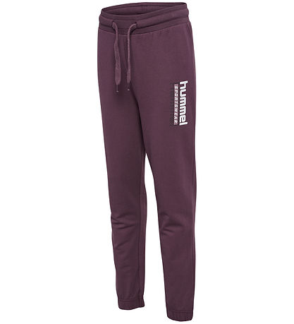 Hummel Sweatpants - hmlTukas - Huckleberry m. Print